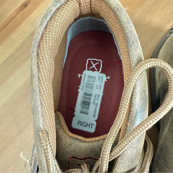 NEW TWISTED X Brown Leather Chukka Driving Moc Men’s Size 13M - Picture 10 of 12